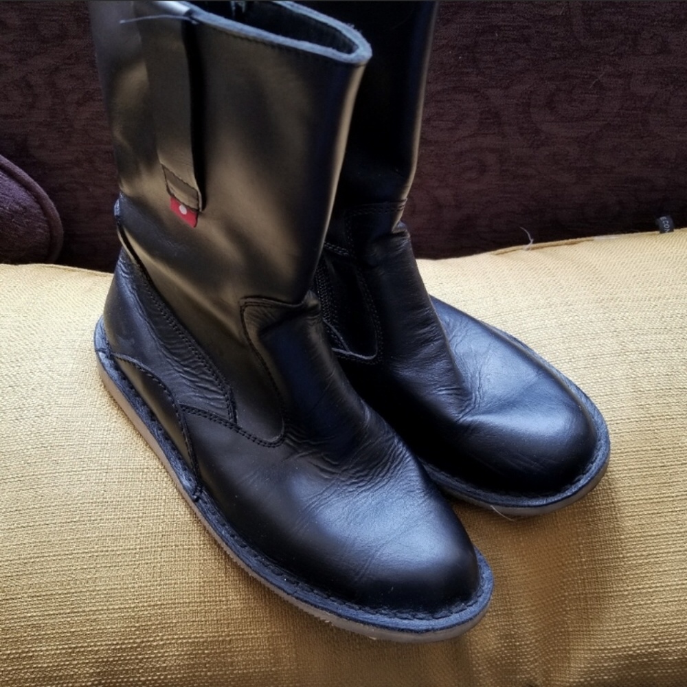 Oliberte black, leather, fair trade product